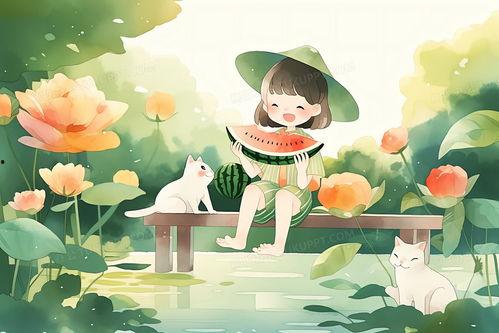 插画吃瓜少女视频大全