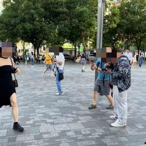 太古里街拍视频吃瓜